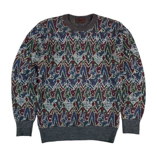 Black Missoni Sport 90s Sweatshirt - 4/Medium-MISSONI-olesstore-vintage-secondhand-shop-austria-österreich