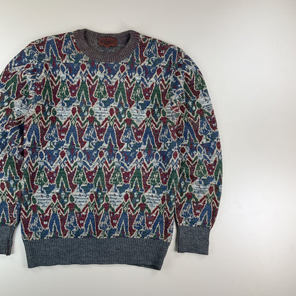 Black Missoni Sport 90s Sweatshirt - 4/Medium-MISSONI-olesstore-vintage-secondhand-shop-austria-österreich