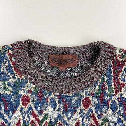 Black Missoni Sport 90s Sweatshirt - 4/Medium-MISSONI-olesstore-vintage-secondhand-shop-austria-österreich
