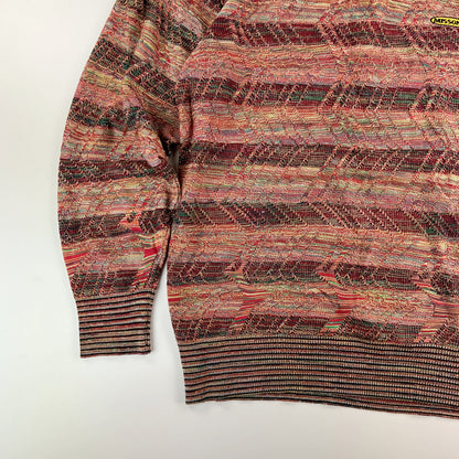 Missoni Colossal 90s Polo Button Up Sweatshirt - Large-MISSONI-olesstore-vintage-secondhand-shop-austria-österreich