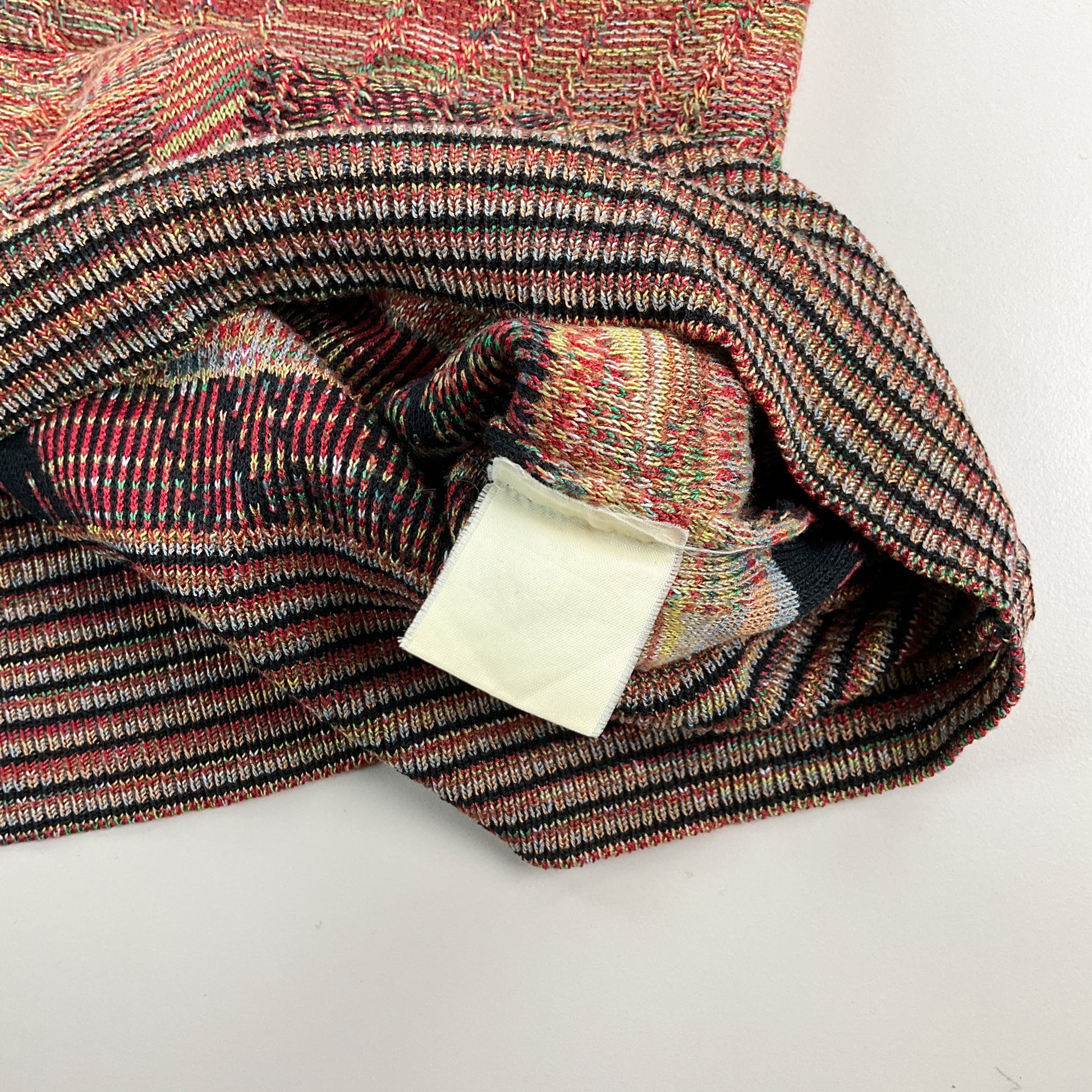 Missoni Colossal 90s Polo Button Up Sweatshirt - Large-MISSONI-olesstore-vintage-secondhand-shop-austria-österreich
