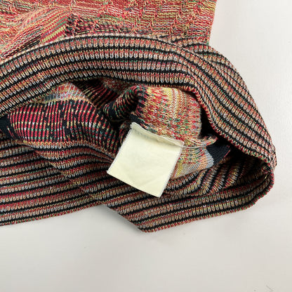 Missoni Colossal 90s Polo Button Up Sweatshirt - Large-MISSONI-olesstore-vintage-secondhand-shop-austria-österreich
