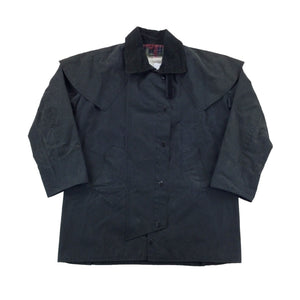 Blackhouse 90s Wax Coat Jacket - XS-BLACKHOUSE-olesstore-vintage-secondhand-shop-austria-österreich