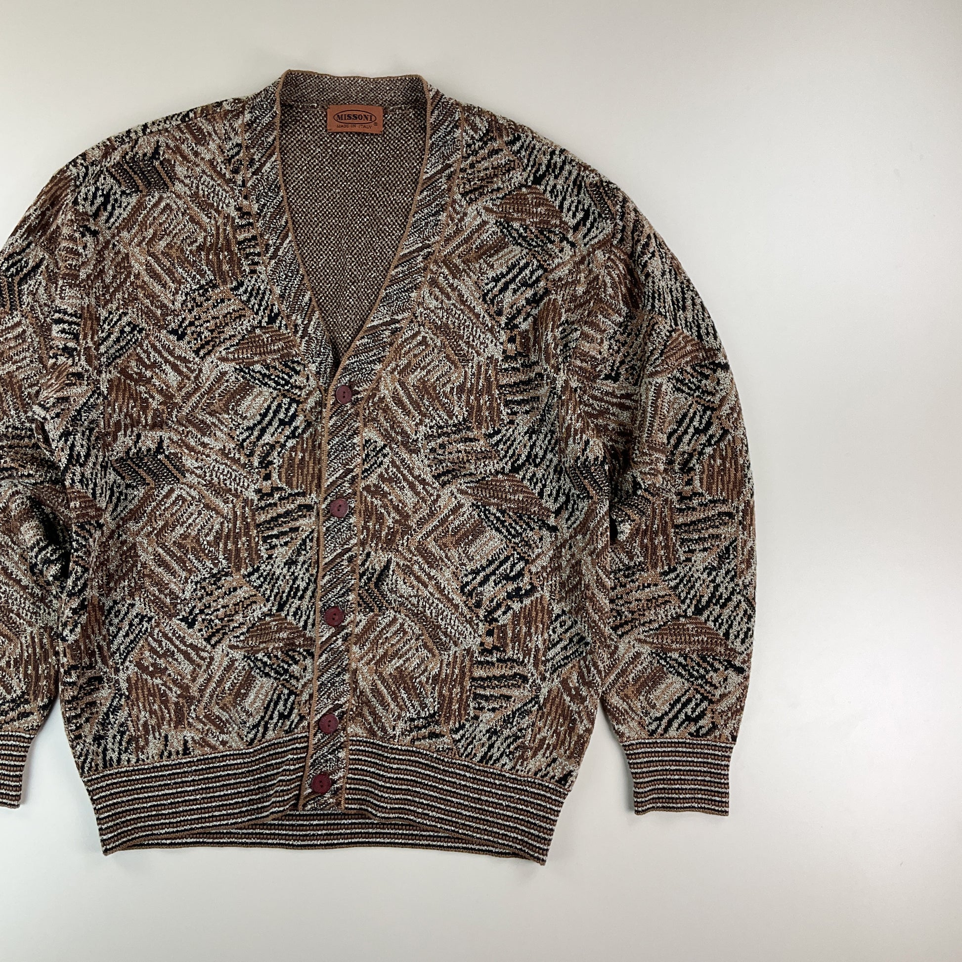 Missoni 90s Caperdoni Cardigan - Medium-MISSONI-olesstore-vintage-secondhand-shop-austria-österreich