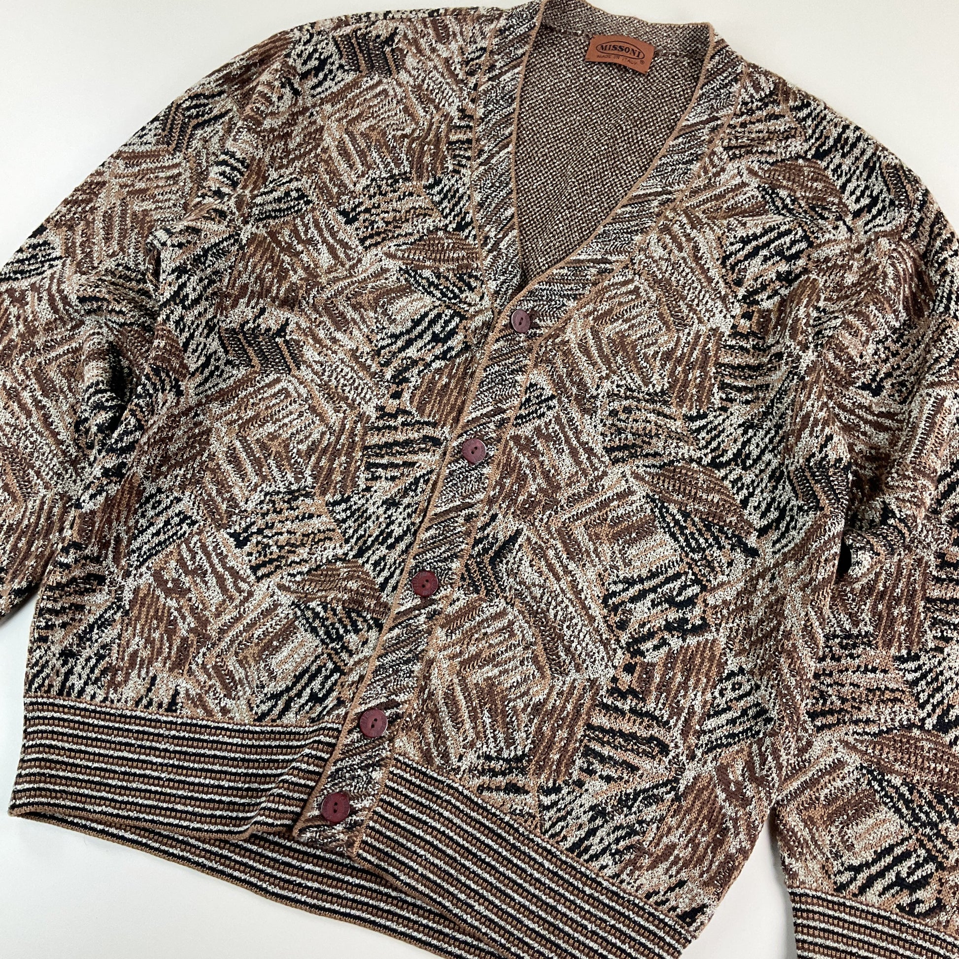 Missoni 90s Caperdoni Cardigan - Medium-MISSONI-olesstore-vintage-secondhand-shop-austria-österreich