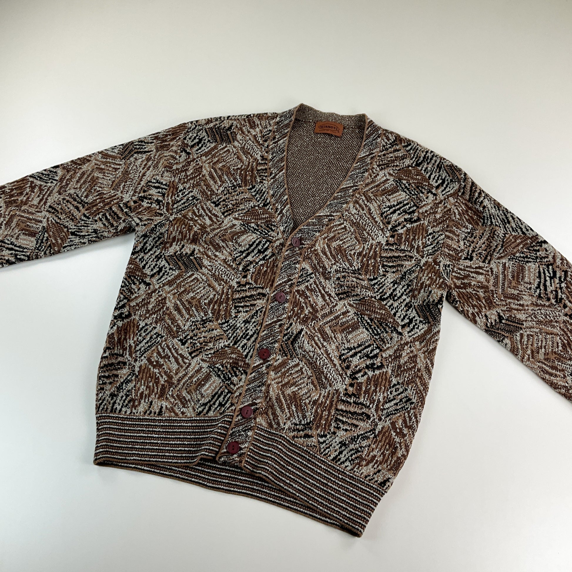 Missoni 90s Caperdoni Cardigan - Medium-MISSONI-olesstore-vintage-secondhand-shop-austria-österreich