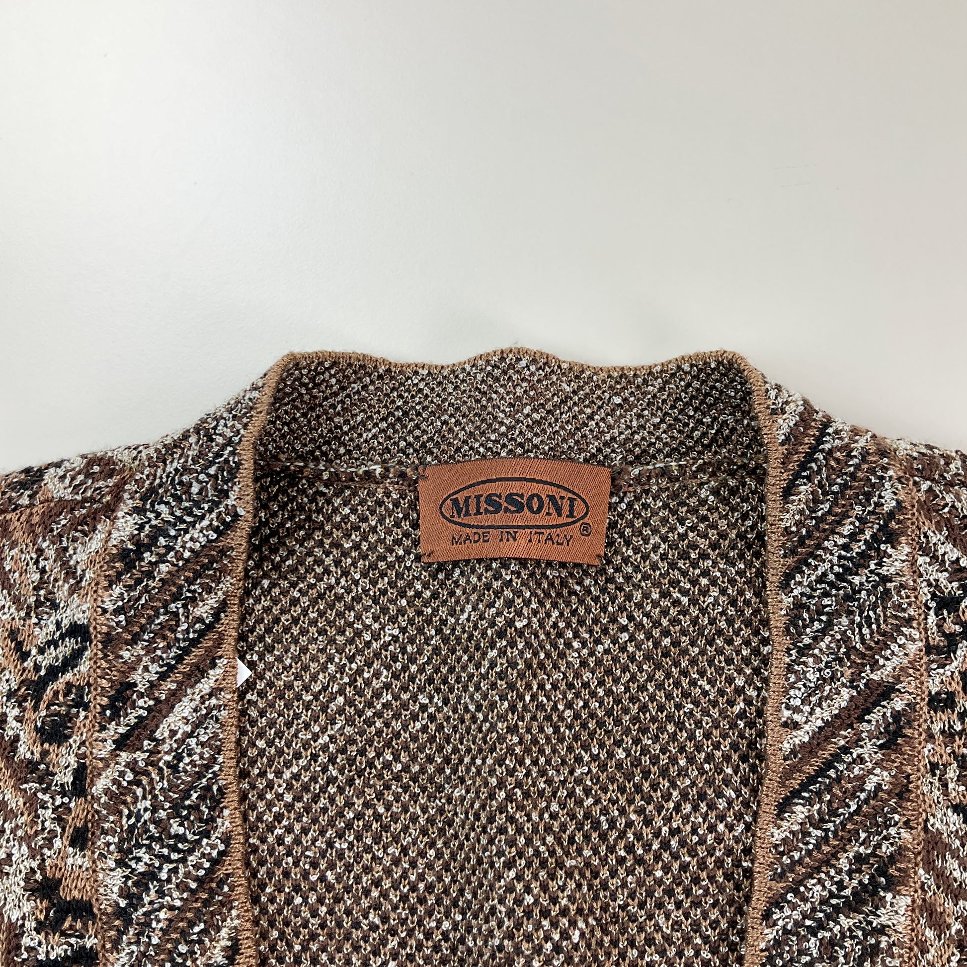 Missoni 90s Caperdoni Cardigan - Medium-MISSONI-olesstore-vintage-secondhand-shop-austria-österreich
