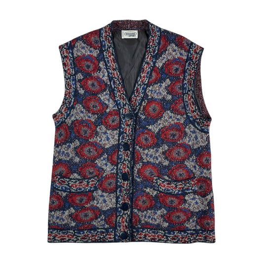 Missoni Sport 90s Weste - Large-MISSONI-olesstore-vintage-secondhand-shop-austria-österreich