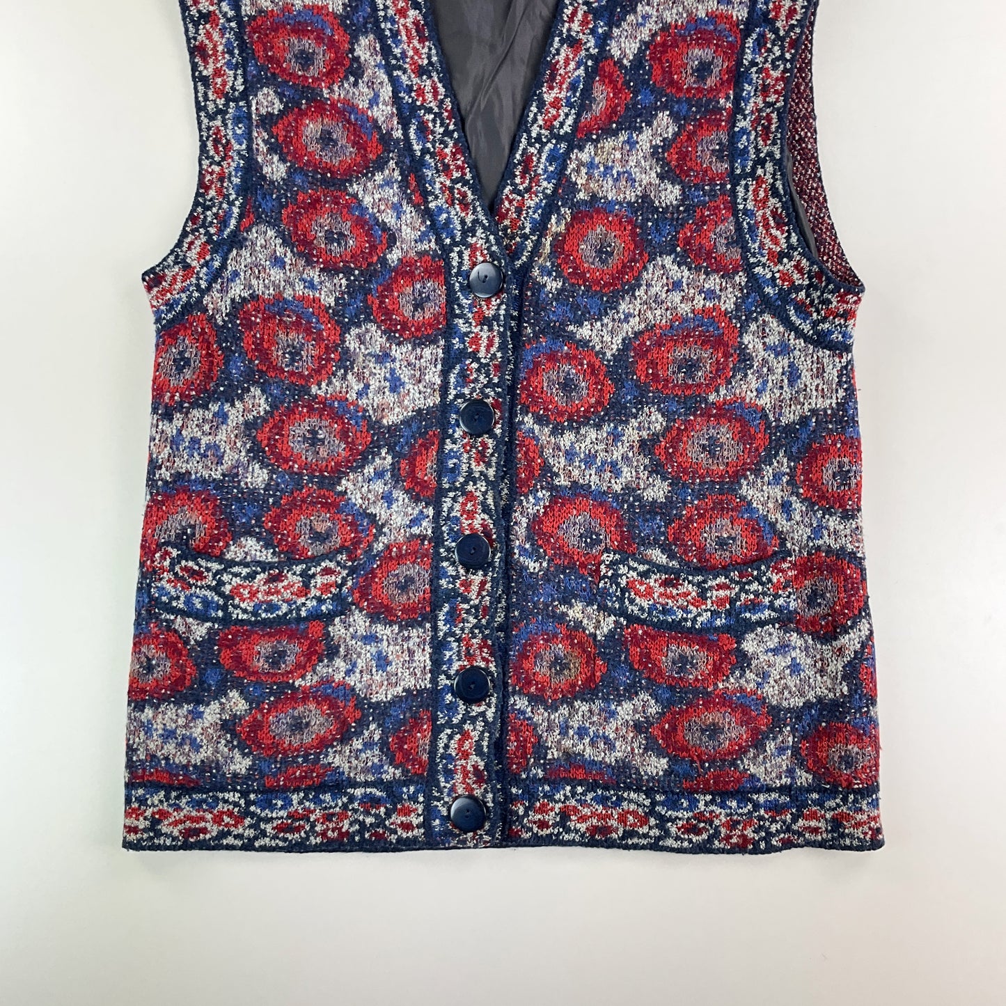 Missoni Sport 90s Weste - Large-MISSONI-olesstore-vintage-secondhand-shop-austria-österreich