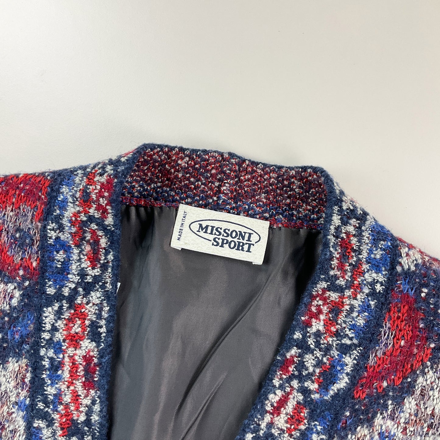 Missoni Sport 90s Weste - Large-MISSONI-olesstore-vintage-secondhand-shop-austria-österreich