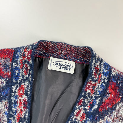 Missoni Sport 90s Weste - Large-MISSONI-olesstore-vintage-secondhand-shop-austria-österreich