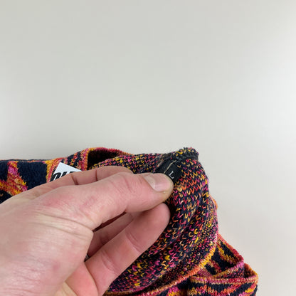 Missoni Sport 90s Weste Rot - Large-MISSONI-olesstore-vintage-secondhand-shop-austria-österreich