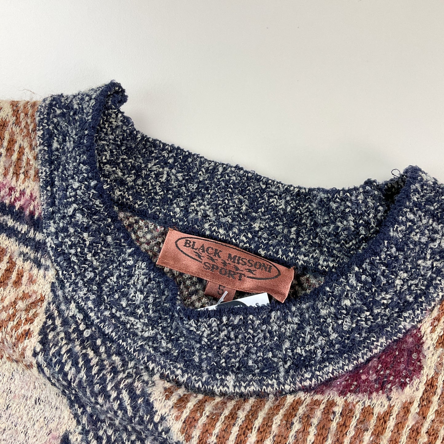 Black Missoni Sport 90s Sweatshirt - 5/Large-MISSONI-olesstore-vintage-secondhand-shop-austria-österreich