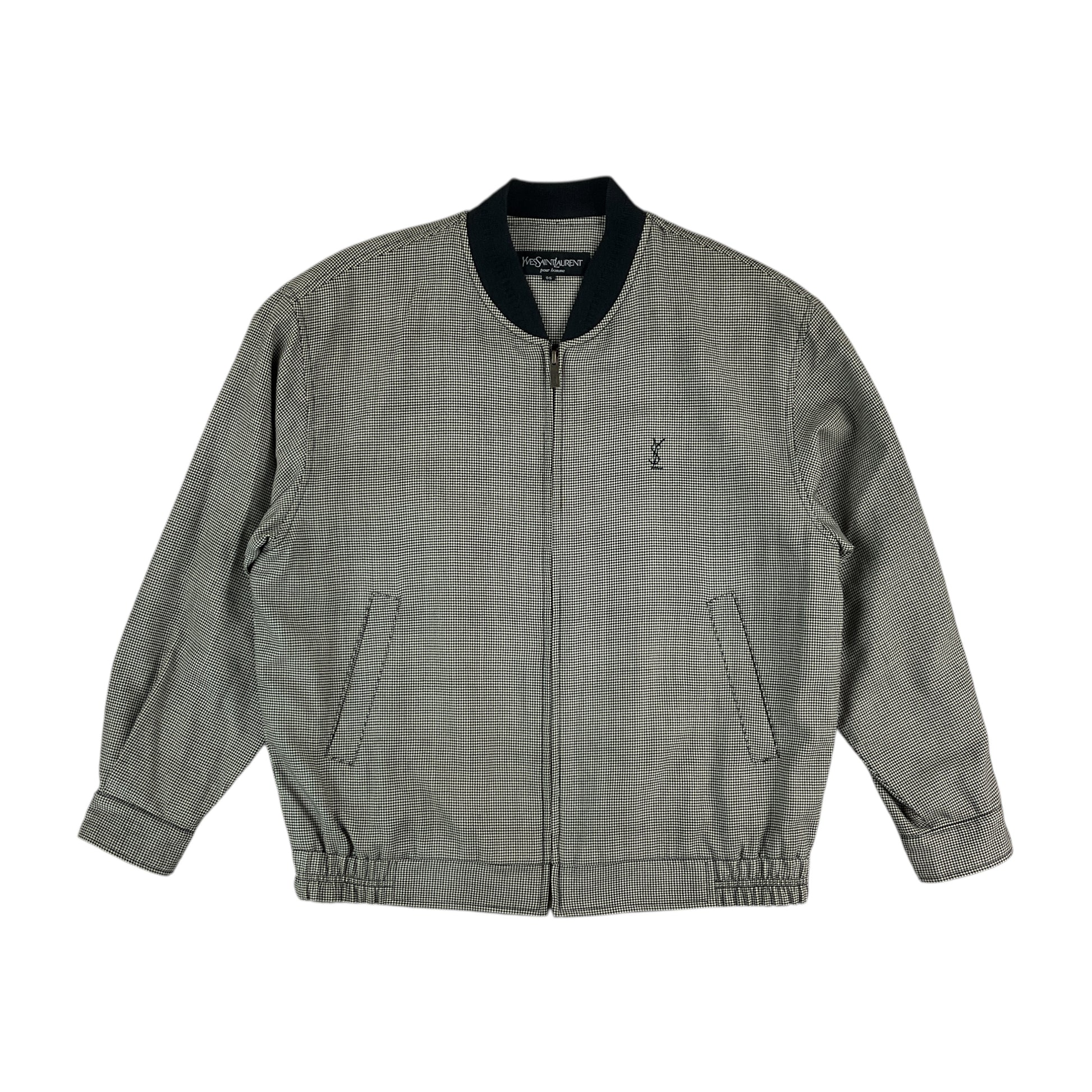 Yves Saint Laurent Harrington Jacke - Medium-YSL-olesstore-vintage-secondhand-shop-austria-österreich