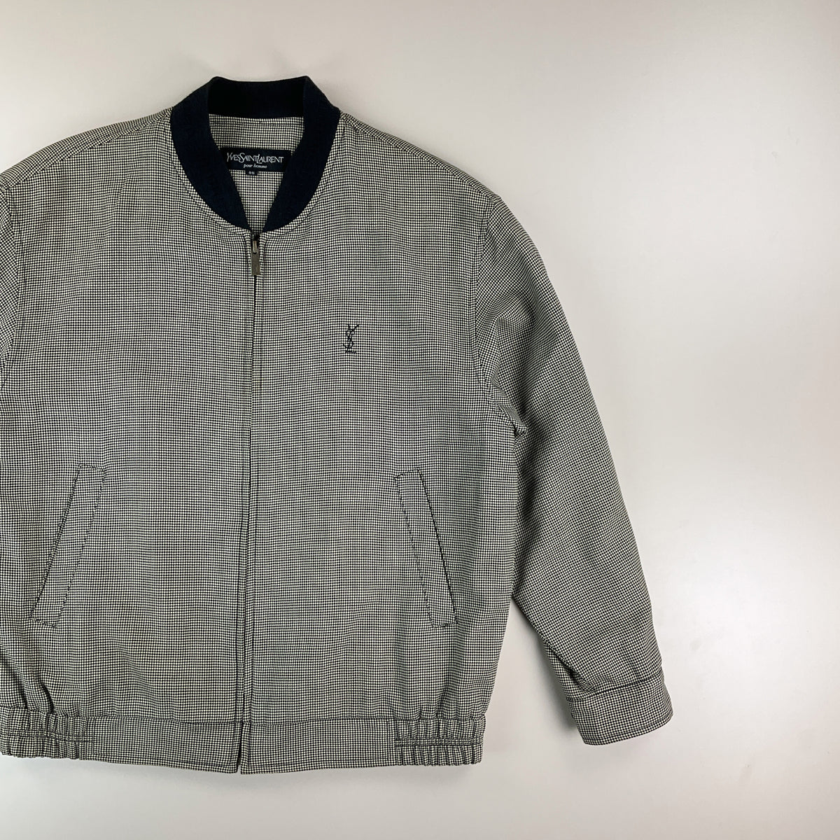 Yves Saint Laurent Harrington Jacke - Medium-YSL-olesstore-vintage-secondhand-shop-austria-österreich