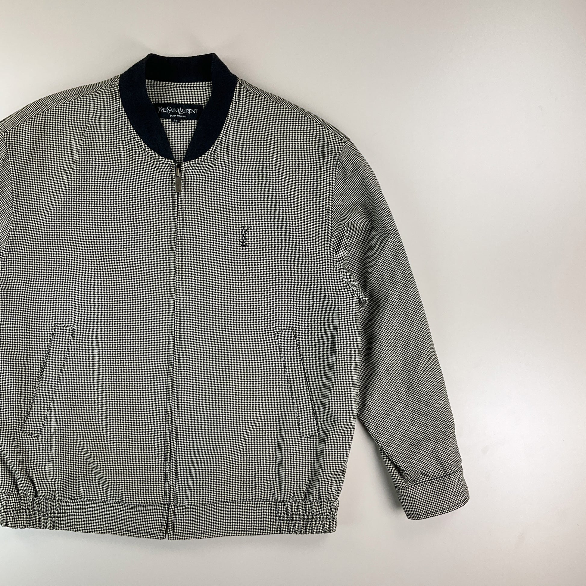 Yves Saint Laurent Harrington Jacke - Medium-YSL-olesstore-vintage-secondhand-shop-austria-österreich