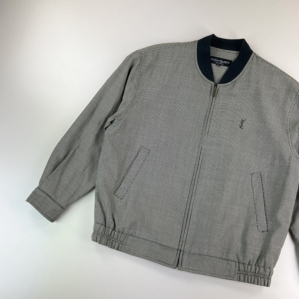 Yves Saint Laurent Harrington Jacke - Medium-YSL-olesstore-vintage-secondhand-shop-austria-österreich