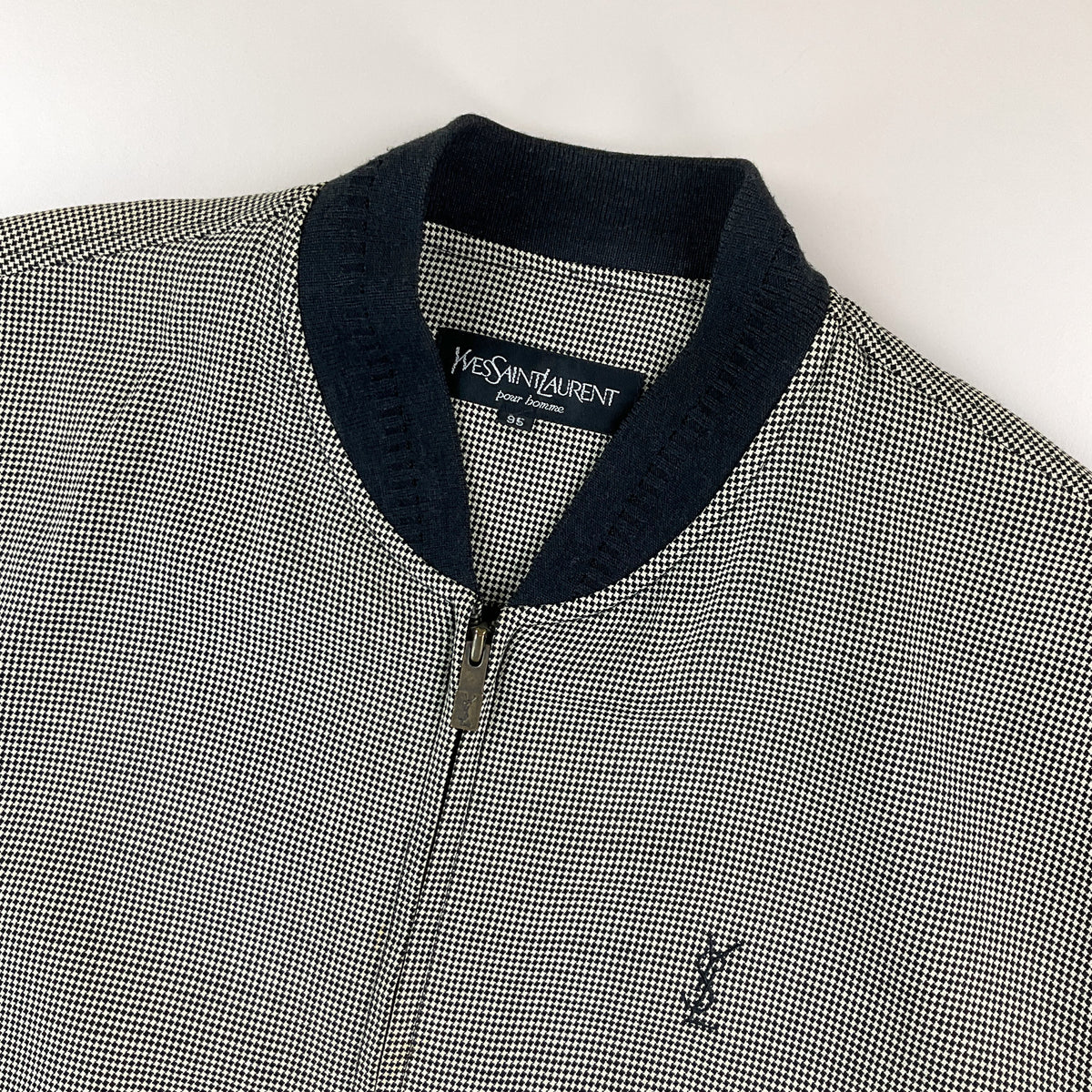 Yves Saint Laurent Harrington Jacke - Medium-YSL-olesstore-vintage-secondhand-shop-austria-österreich