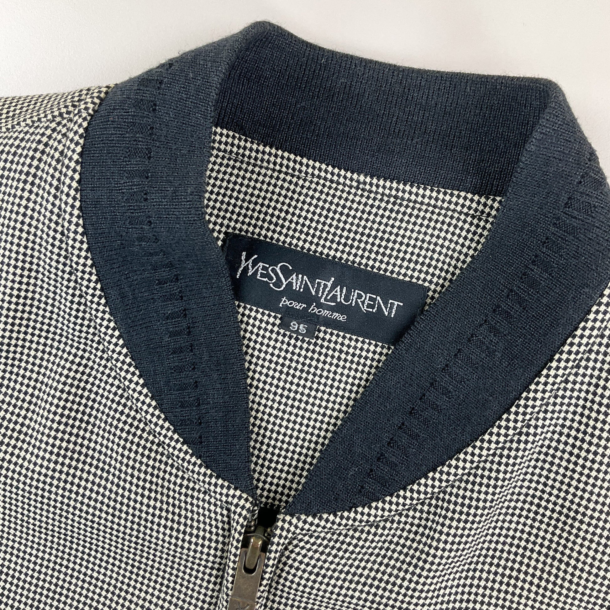 Yves Saint Laurent Harrington Jacke - Medium-YSL-olesstore-vintage-secondhand-shop-austria-österreich