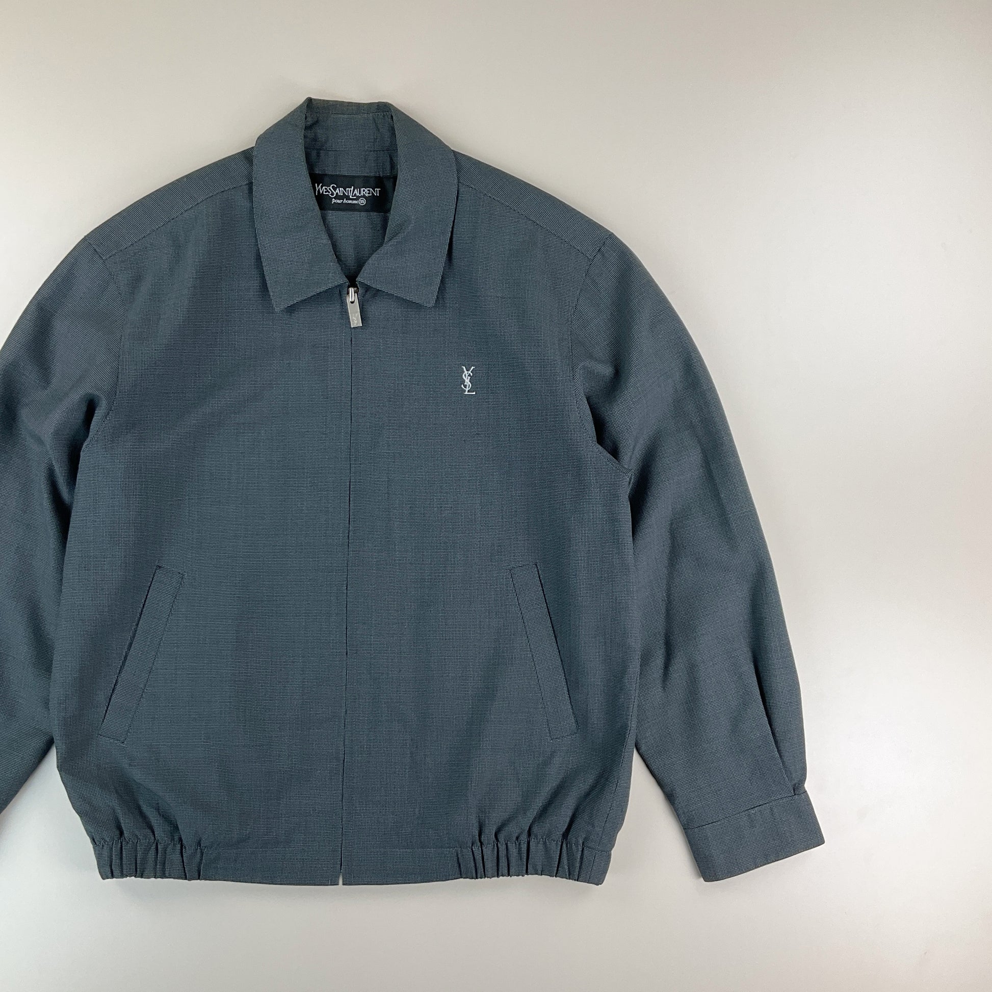 Yves Saint Laurent Harrington Jacke - Medium-YSL-olesstore-vintage-secondhand-shop-austria-österreich