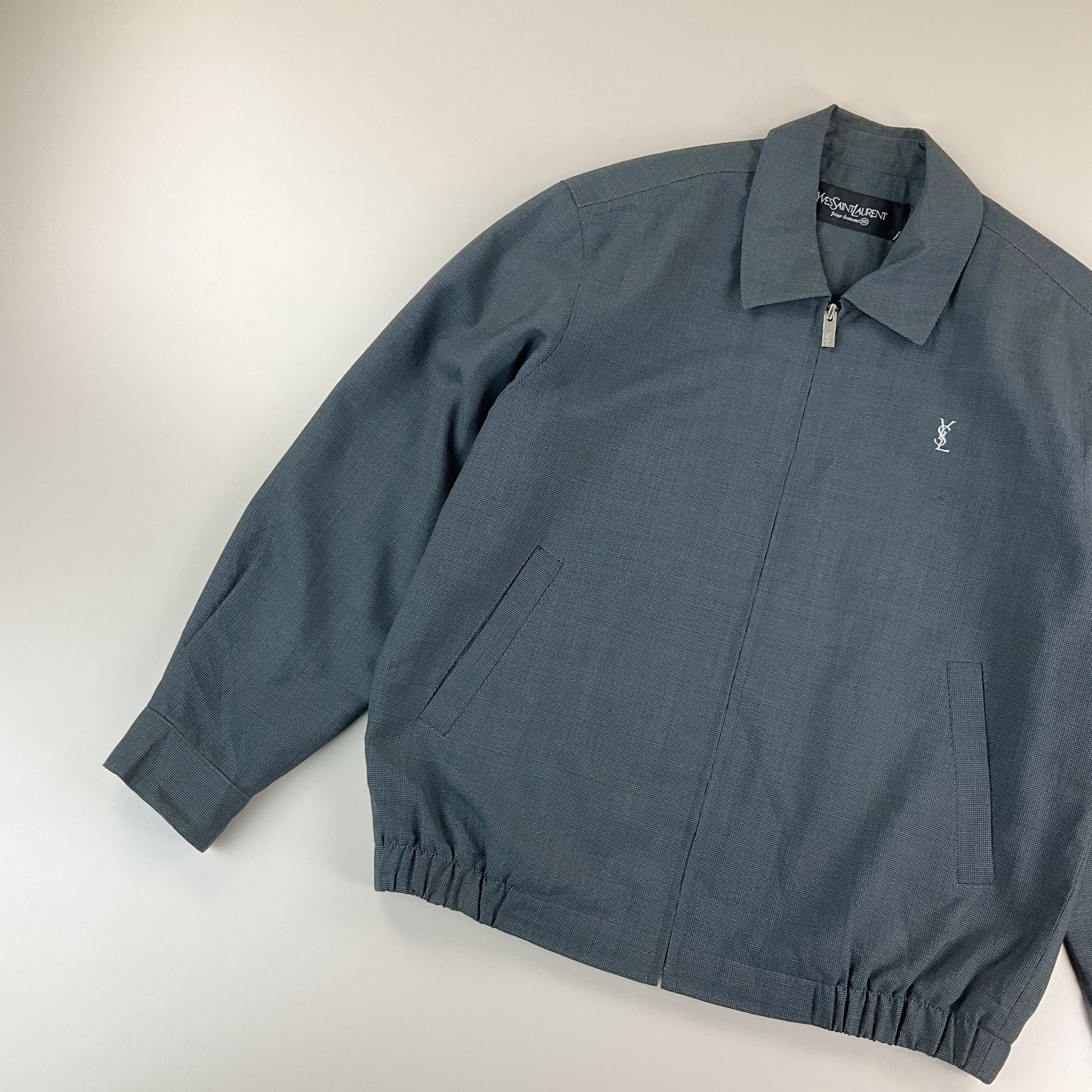 Yves Saint Laurent Harrington Jacke - Medium-YSL-olesstore-vintage-secondhand-shop-austria-österreich