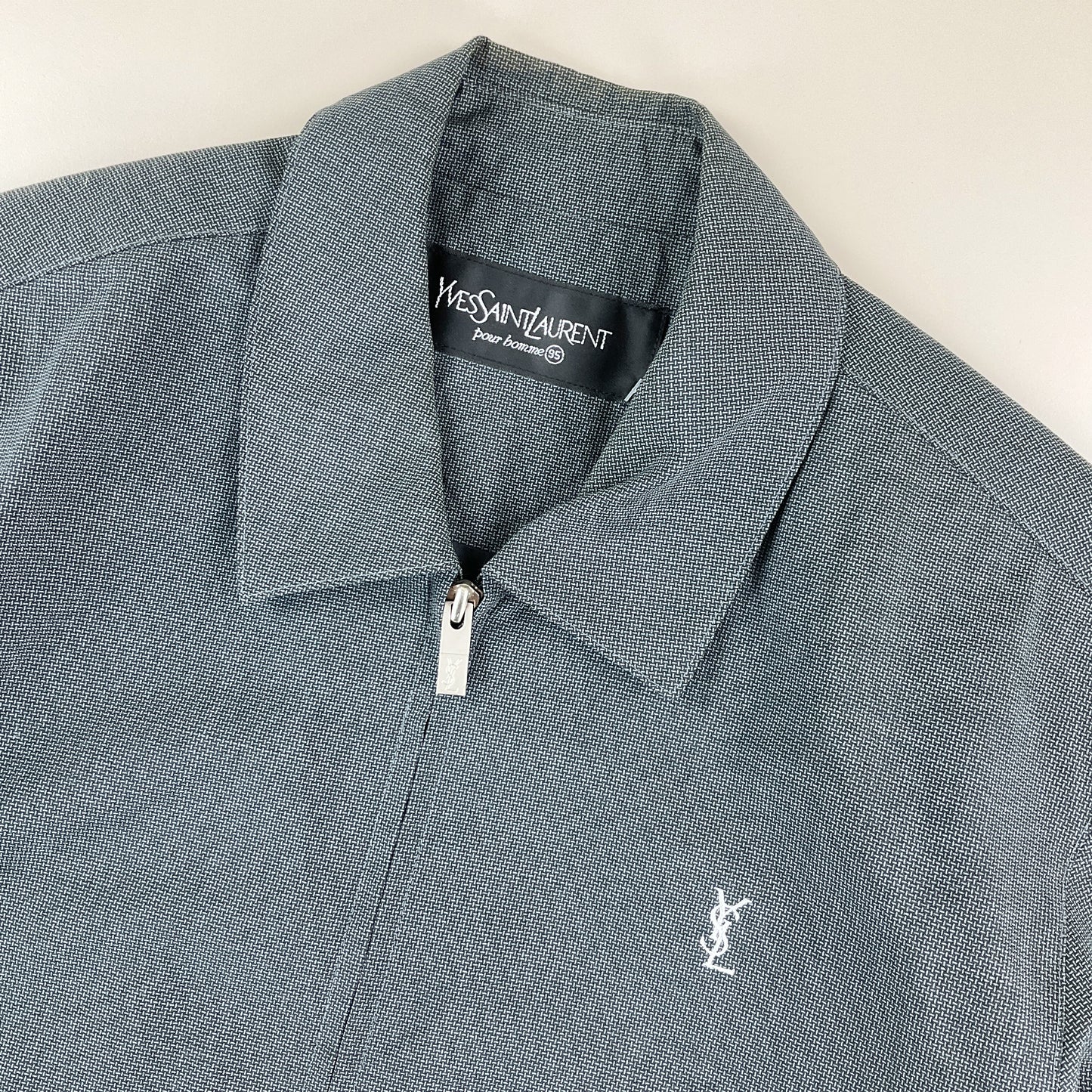 Yves Saint Laurent Harrington Jacke - Medium-YSL-olesstore-vintage-secondhand-shop-austria-österreich