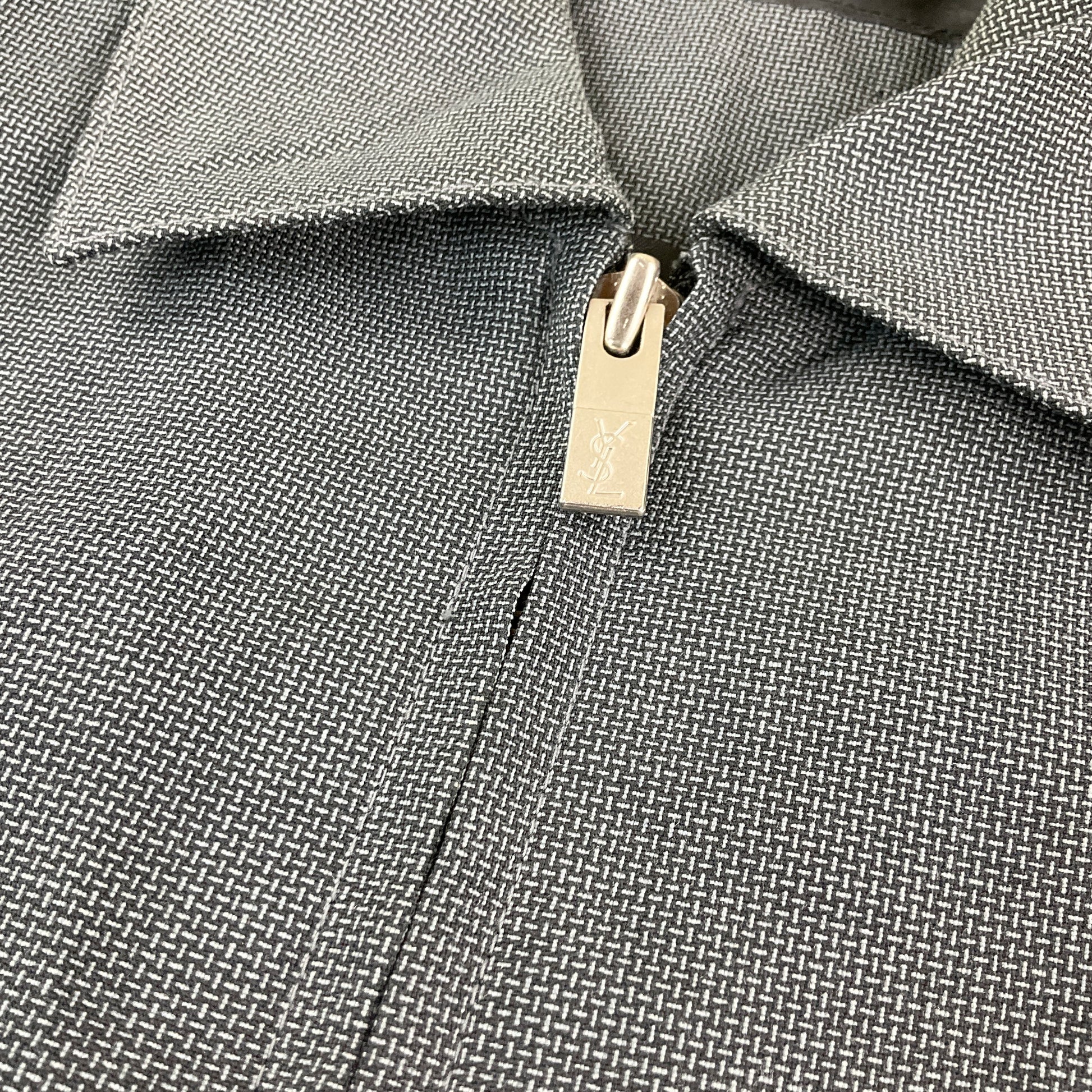 Yves Saint Laurent Harrington Jacke - Medium-YSL-olesstore-vintage-secondhand-shop-austria-österreich