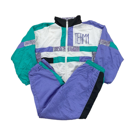 Retro 90s Tracksuit - Women/M-CENTER COURT-olesstore-vintage-secondhand-shop-austria-österreich