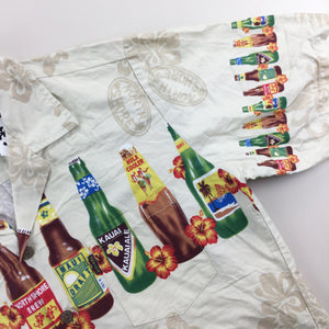 Hawaii Bottle Graphic Shirt - Small-Palmwave-olesstore-vintage-secondhand-shop-austria-österreich