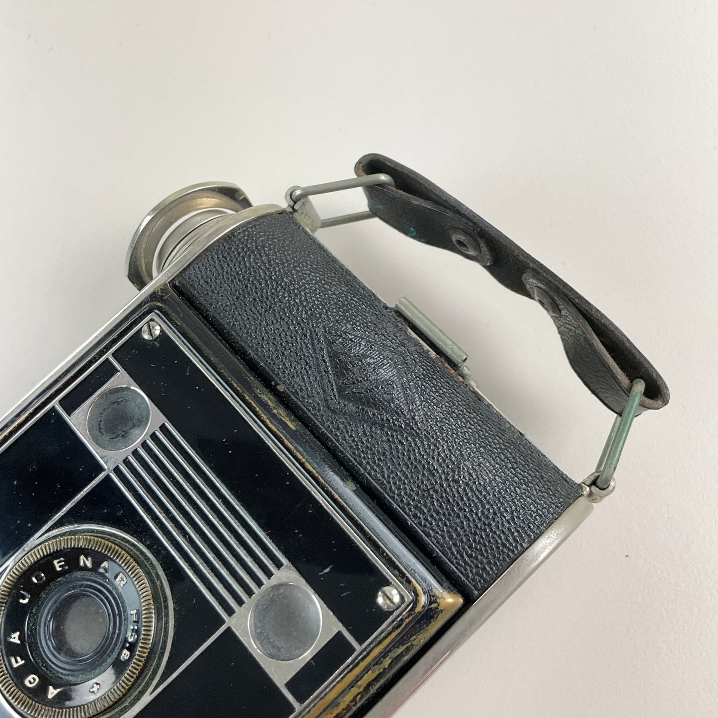 Agfa Billy Clack 1930s Rollfilmkamera mit Ledertasche-OLESSTORE-olesstore-vintage-secondhand-shop-austria-österreich