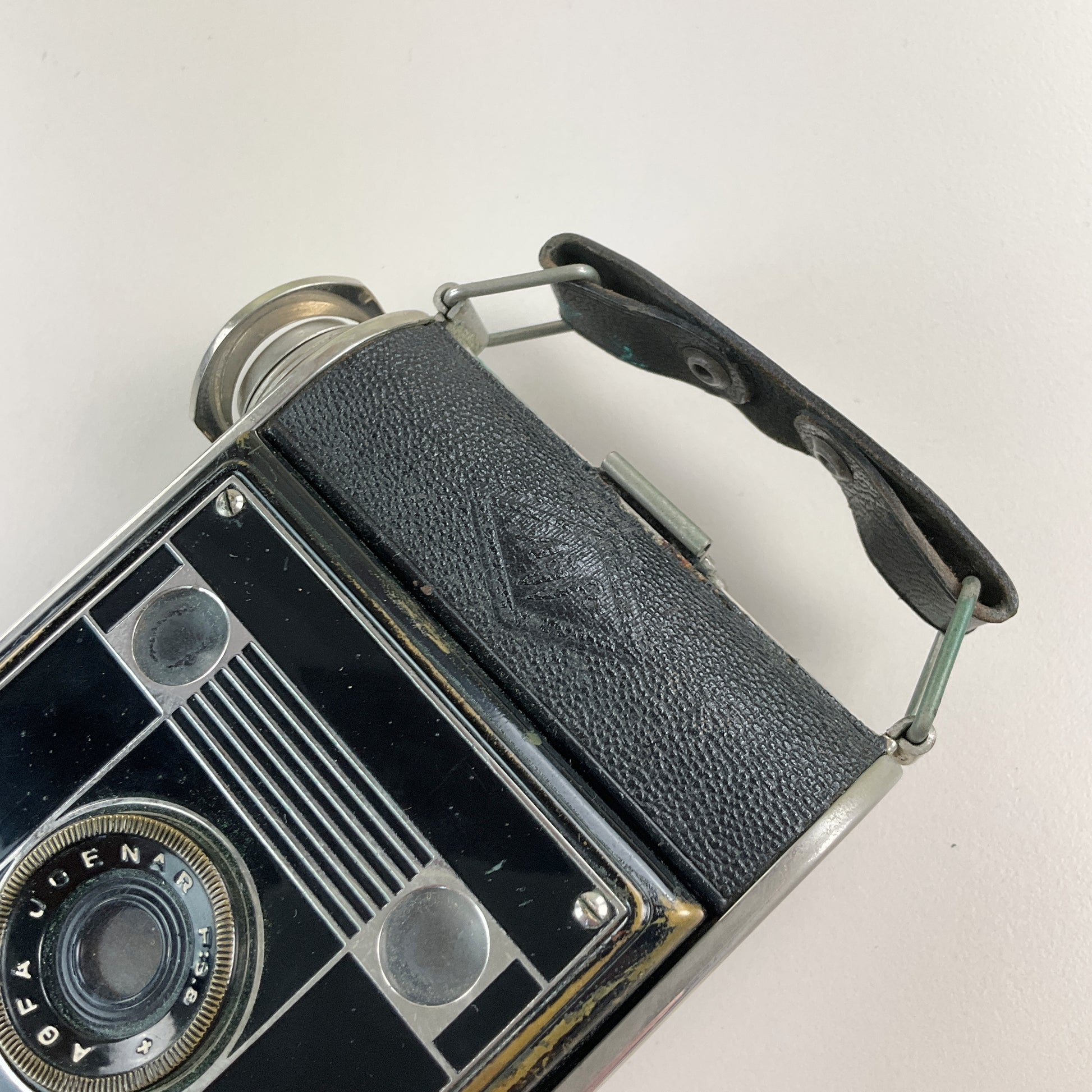 Agfa Billy Clack 1930s Rollfilmkamera mit Ledertasche-OLESSTORE-olesstore-vintage-secondhand-shop-austria-österreich