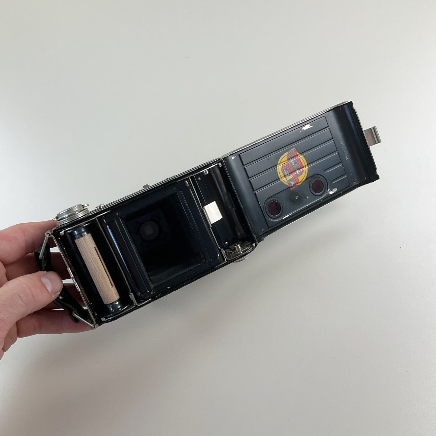 Agfa Billy Clack 1930s Rollfilmkamera mit Ledertasche-OLESSTORE-olesstore-vintage-secondhand-shop-austria-österreich