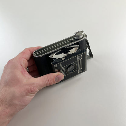 Agfa Billy Clack 1930s Rollfilmkamera mit Ledertasche-OLESSTORE-olesstore-vintage-secondhand-shop-austria-österreich