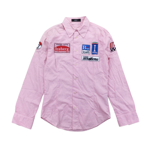 Iceberg Racing Shirt - Small-ICEBERG-olesstore-vintage-secondhand-shop-austria-österreich