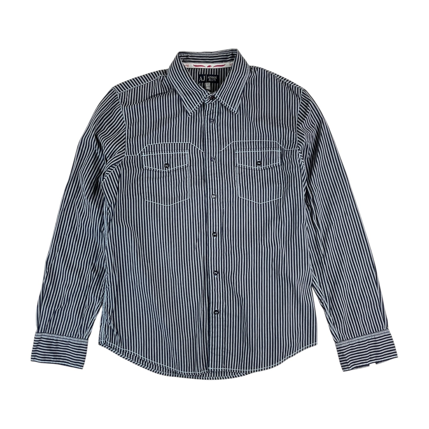 Armani Jeans Y2K Hemd - Large-ARMANI JEANS-olesstore-vintage-secondhand-shop-austria-österreich