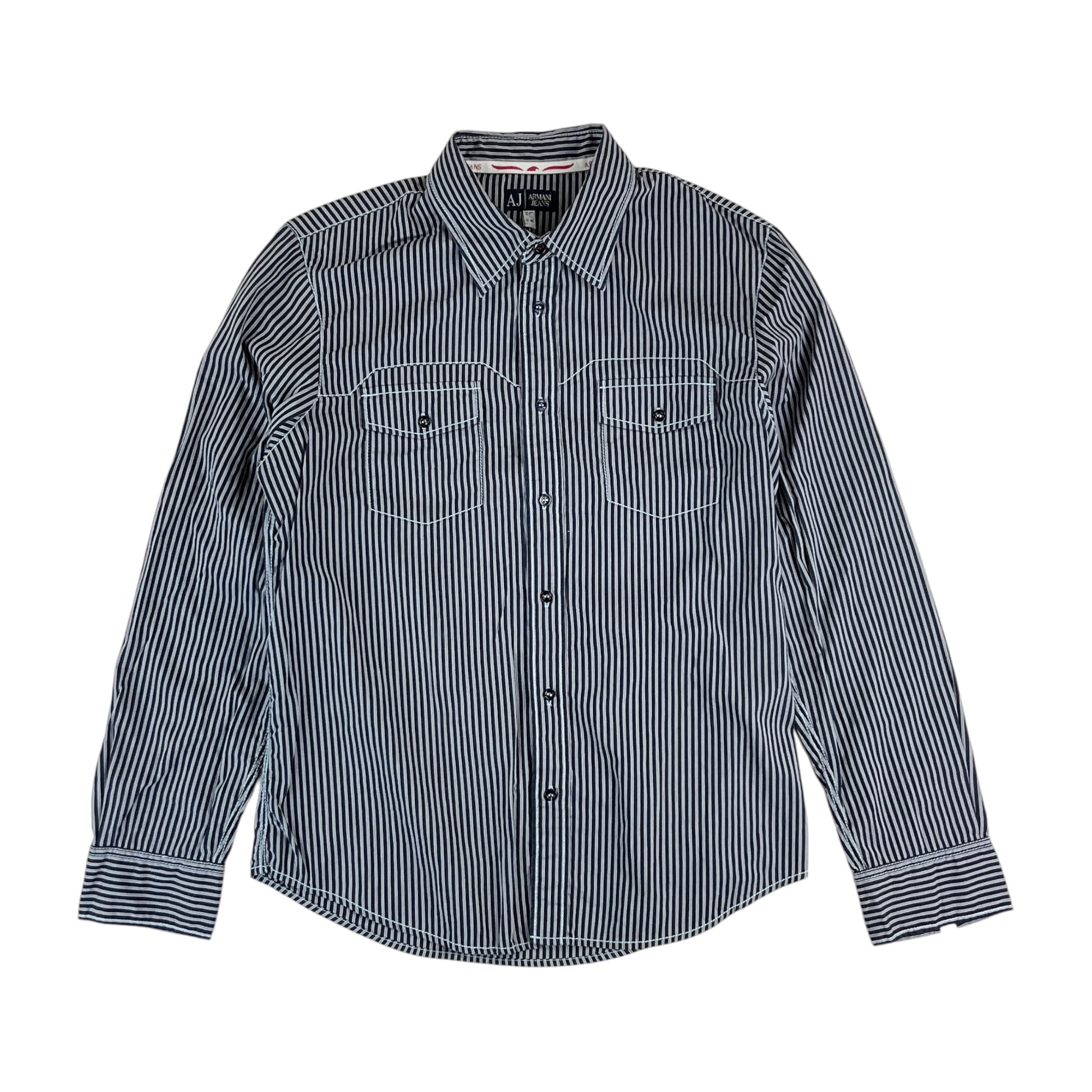 Armani Jeans Y2K Hemd - Large-ARMANI JEANS-olesstore-vintage-secondhand-shop-austria-österreich