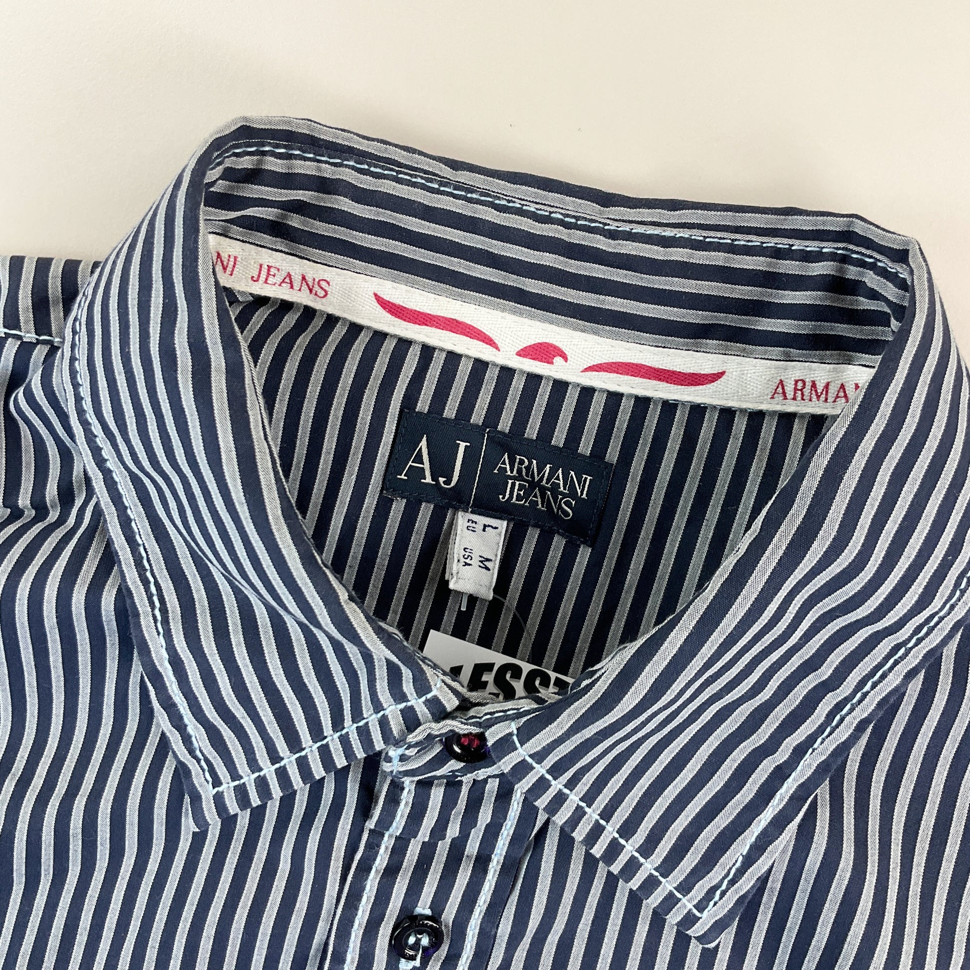 Armani Jeans Y2K Hemd - Large-ARMANI JEANS-olesstore-vintage-secondhand-shop-austria-österreich