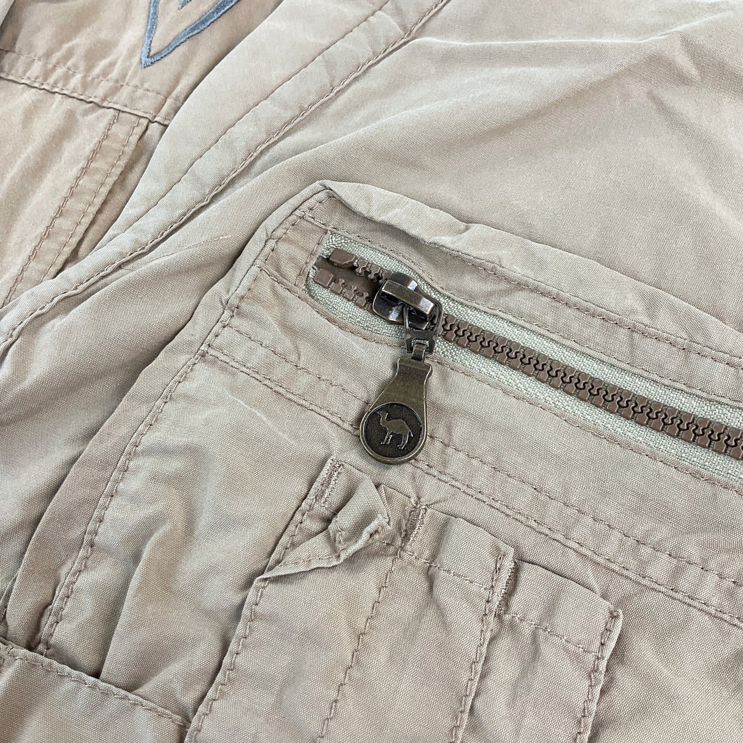Camel Collection 90s Safari Outdoor Weste - Large-CAMEL-olesstore-vintage-secondhand-shop-austria-österreich