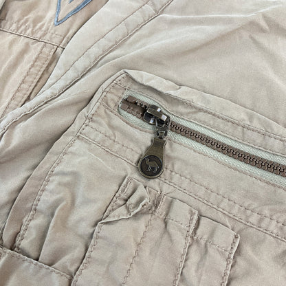 Camel Collection 90s Safari Outdoor Weste - Large-CAMEL-olesstore-vintage-secondhand-shop-austria-österreich
