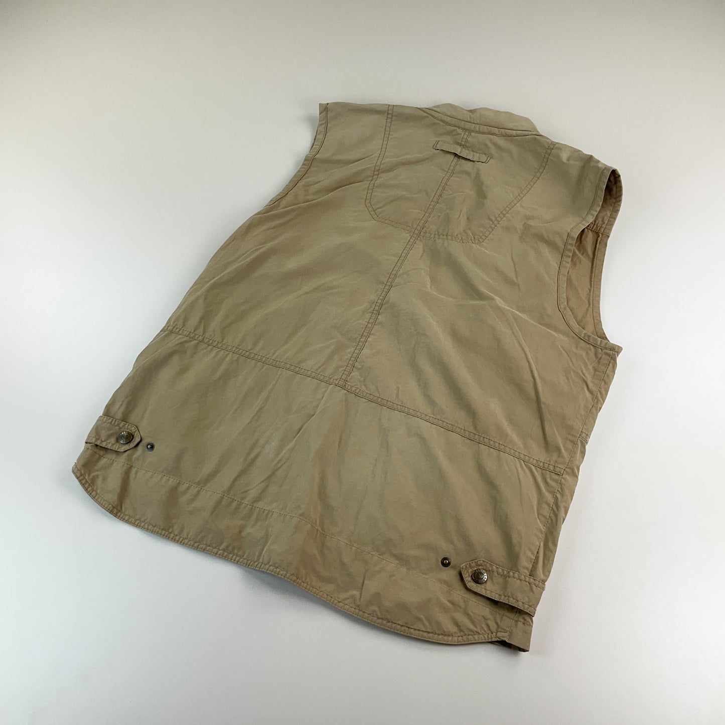 Camel Collection 90s Safari Outdoor Weste - Large-CAMEL-olesstore-vintage-secondhand-shop-austria-österreich