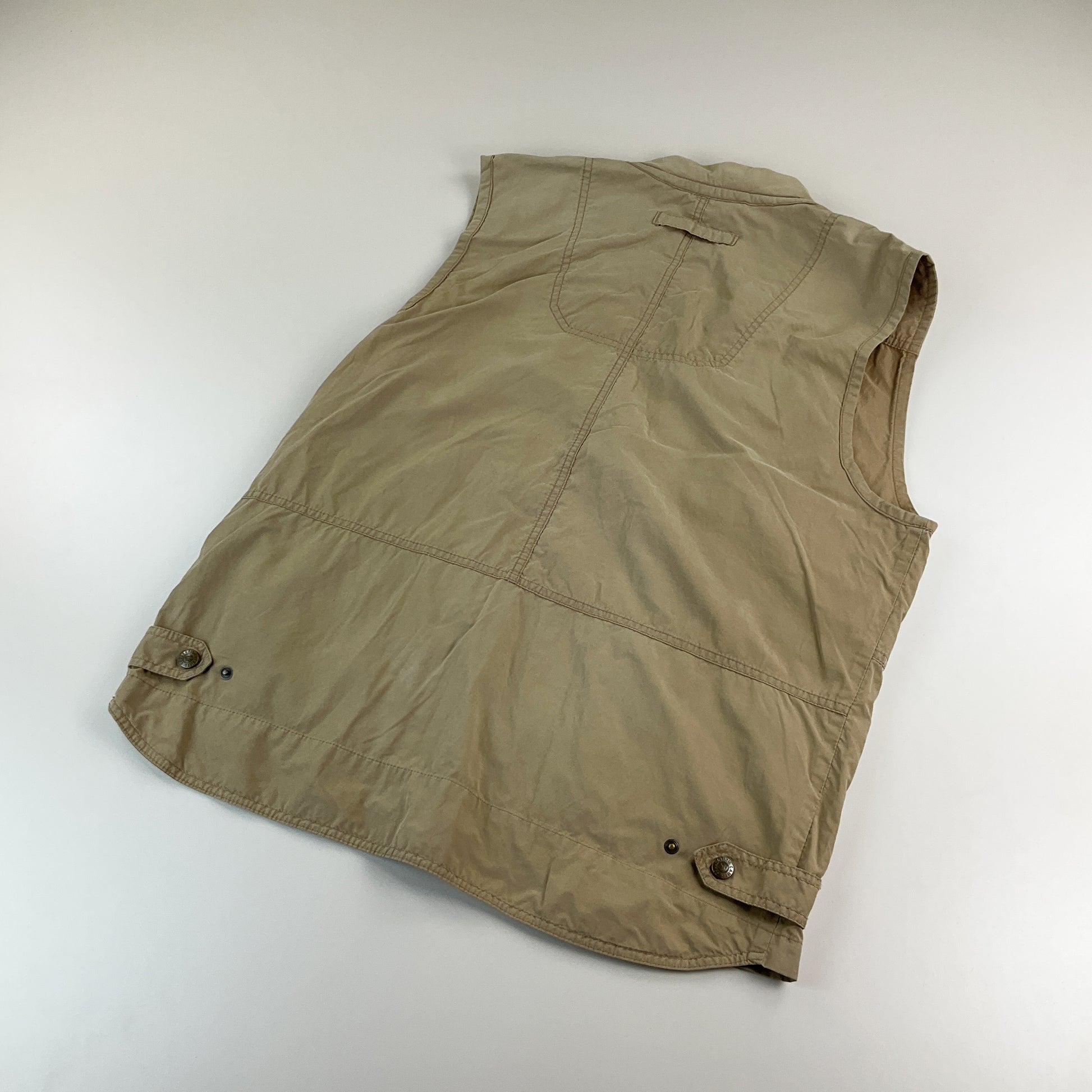 Camel Collection 90s Safari Outdoor Weste - Large-CAMEL-olesstore-vintage-secondhand-shop-austria-österreich