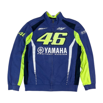 Yamaha Valentino Rossi Zip Sweatshirt - Large-YAMAHA-olesstore-vintage-secondhand-shop-austria-österreich