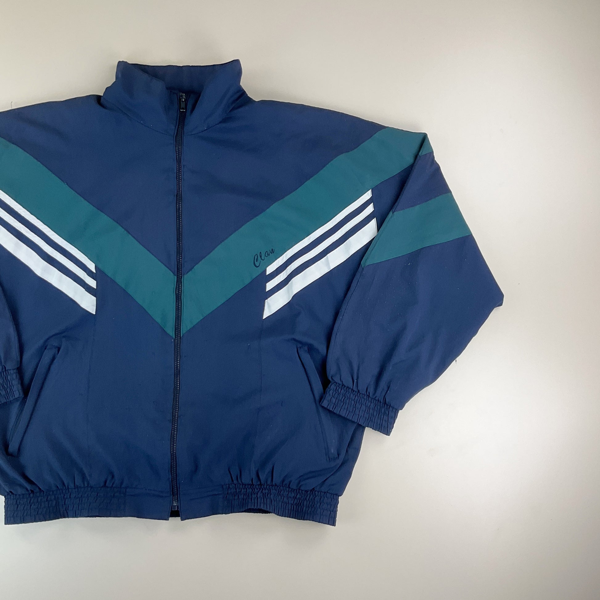 Clan 90s Retro Jacke - XL-Clan-olesstore-vintage-secondhand-shop-austria-österreich