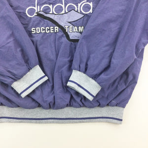 Diadora 90s Soccer Team Tracksuit - Large-DIADORA-olesstore-vintage-secondhand-shop-austria-österreich