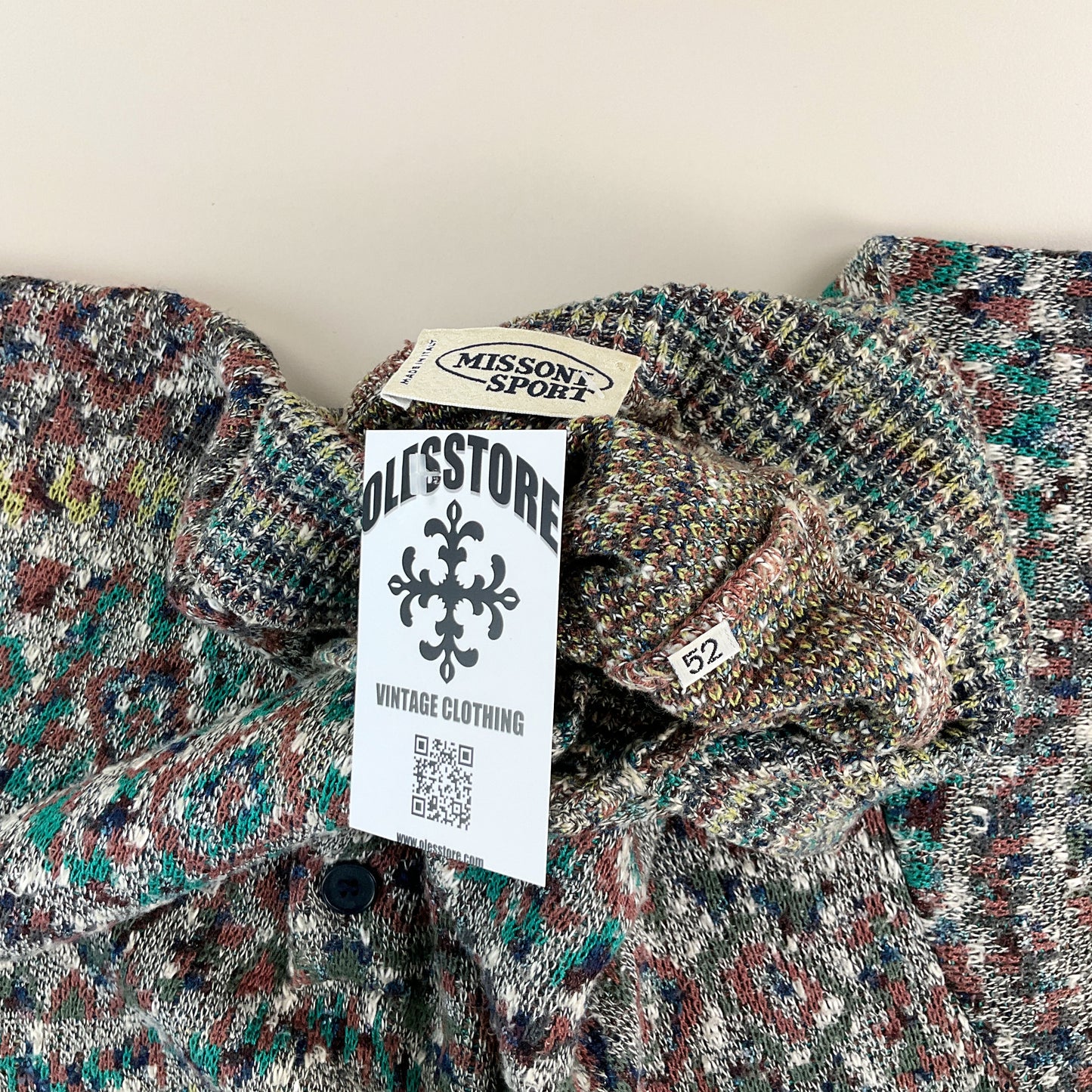Missoni Sport 90s Sweatshirt - 52/XL-MISSONI-olesstore-vintage-secondhand-shop-austria-österreich