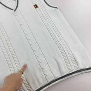 Nike 90s Tennis Knit Vest - Medium-NIKE-olesstore-vintage-secondhand-shop-austria-österreich