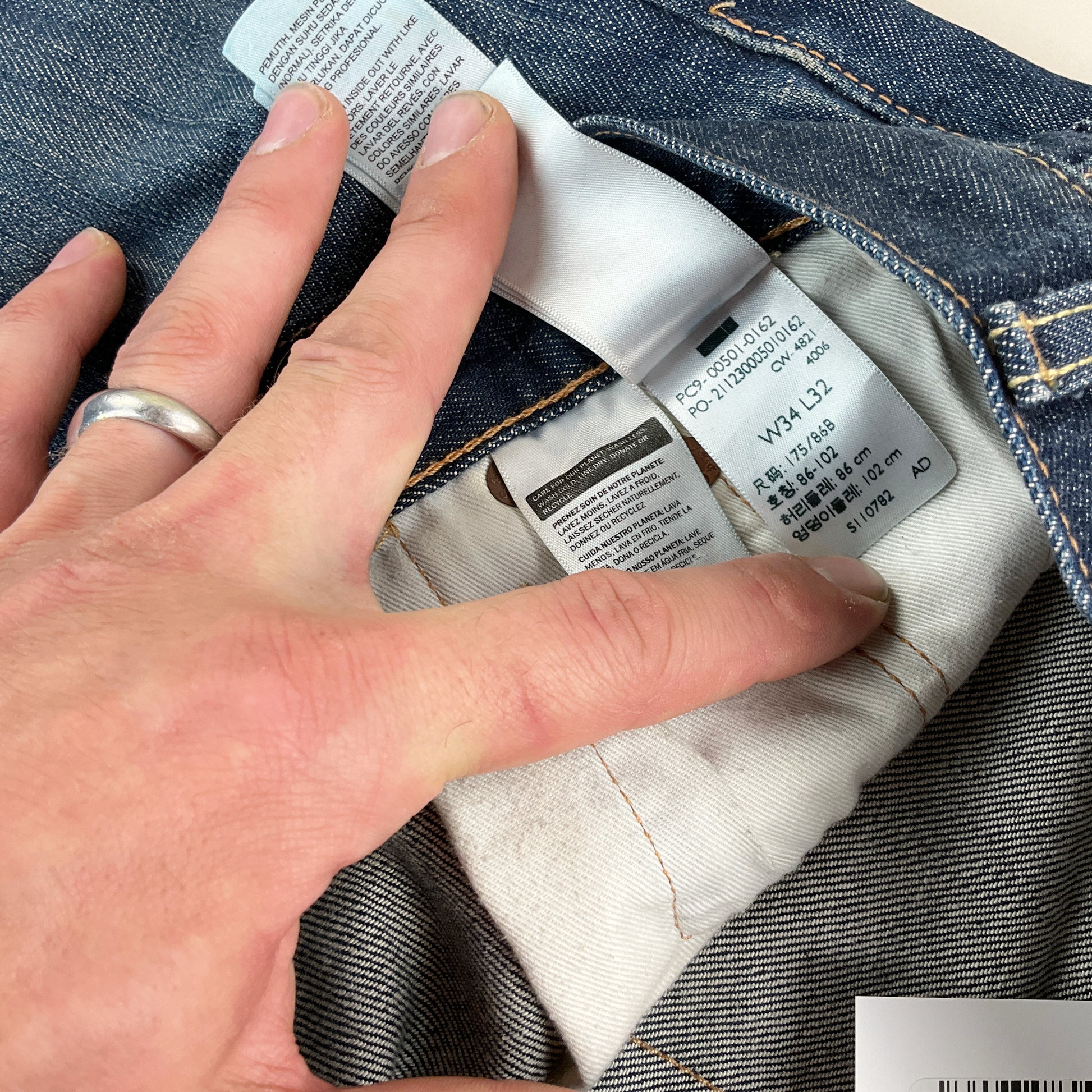 Levi's Lot 501 Denim Jeans - W34 L32-LEVI'S-olesstore-vintage-secondhand-shop-austria-österreich