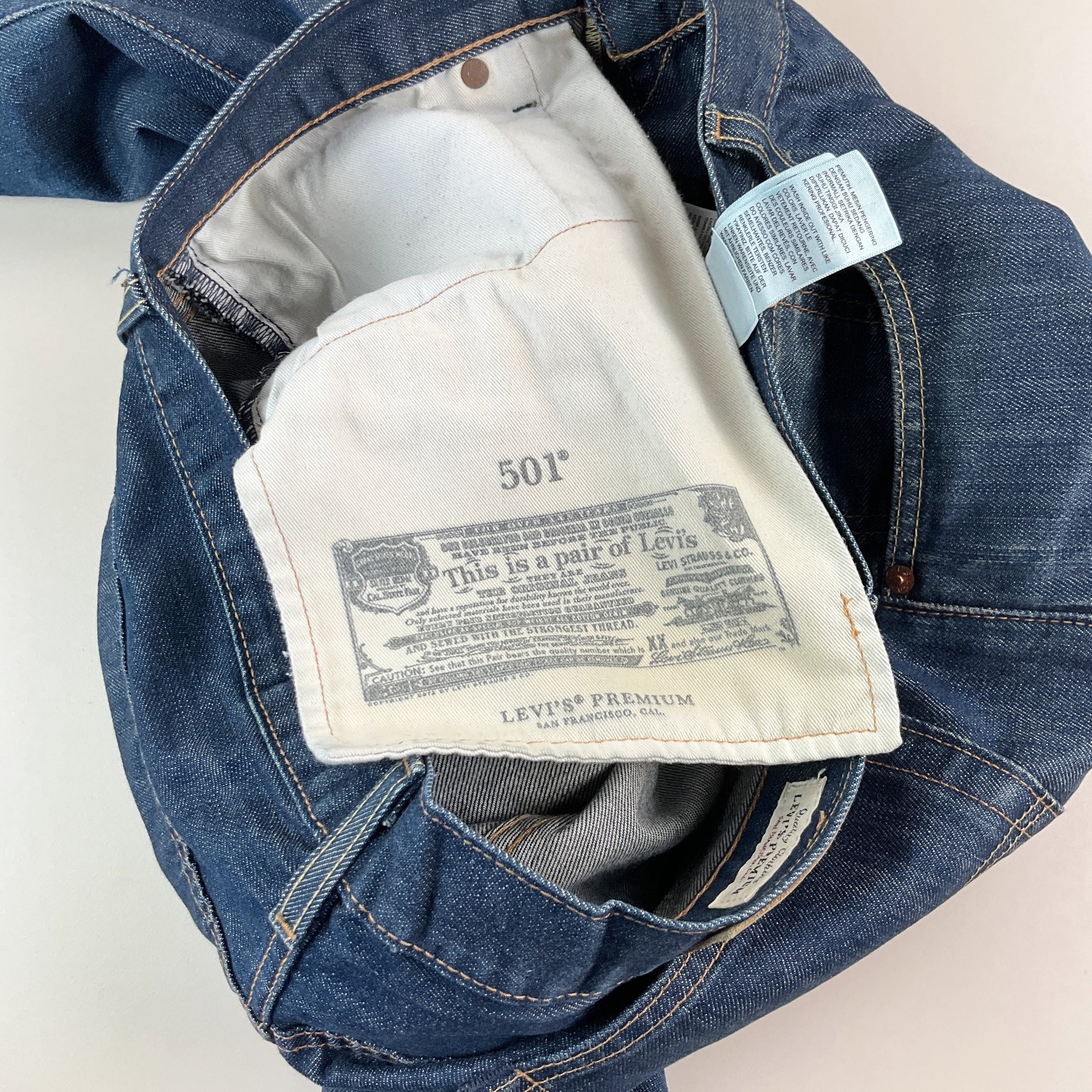 Levi's Lot 501 Denim Jeans - W34 L32-LEVI'S-olesstore-vintage-secondhand-shop-austria-österreich