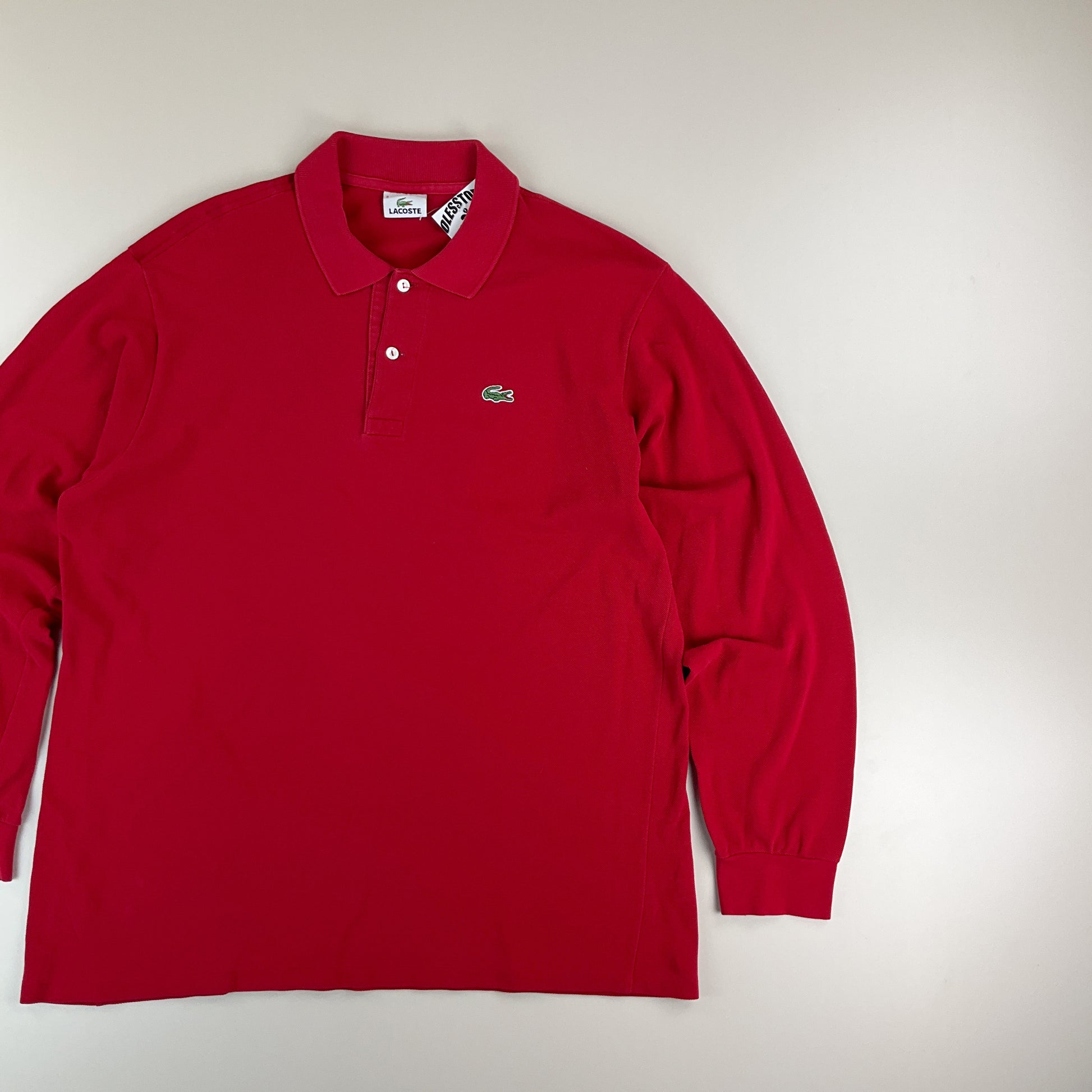 Lacoste langarm Polo Shirt - 6/XL-LACOSTE-olesstore-vintage-secondhand-shop-austria-österreich