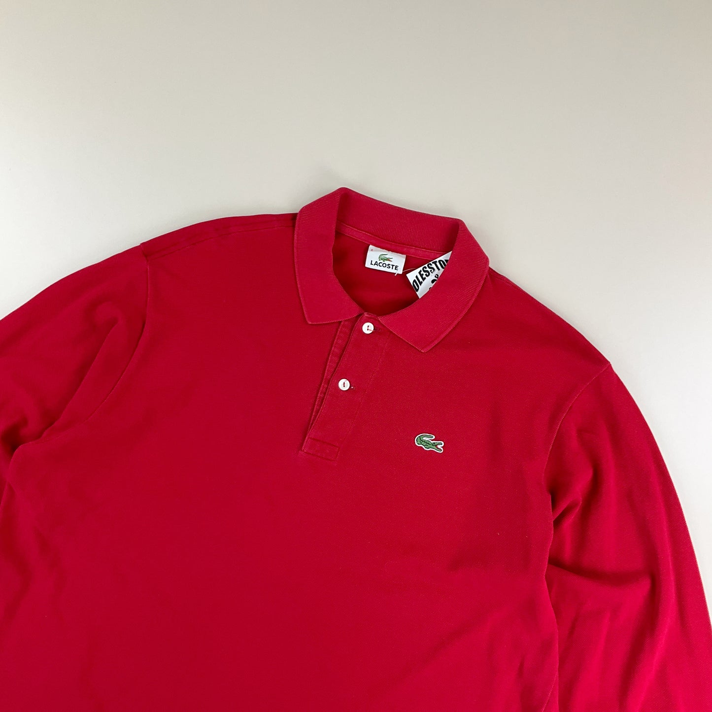 Lacoste langarm Polo Shirt - 6/XL-LACOSTE-olesstore-vintage-secondhand-shop-austria-österreich